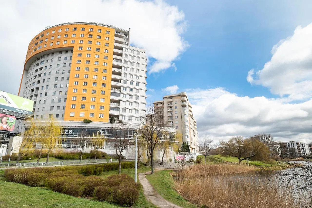 Apartmán Saska Kepa Emerald Studio Varšava
